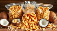top family size coconut chips