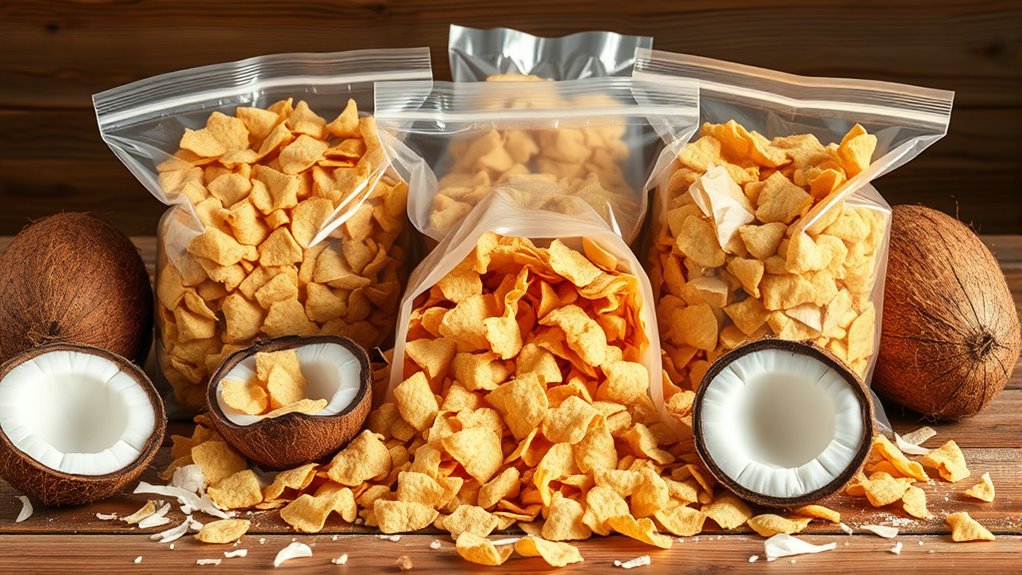 top family size coconut chips