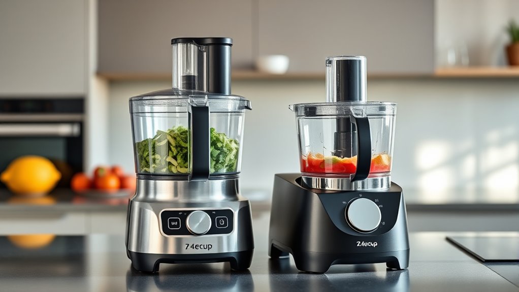 top food processor size comparison