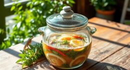 top glass fermentation crocks