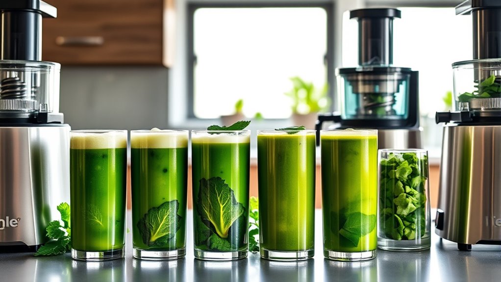 top juicers for green nutrients