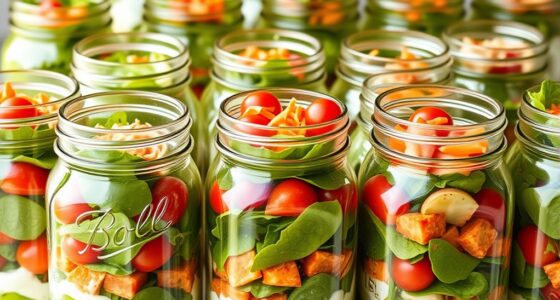 top mason jars for fresh salads