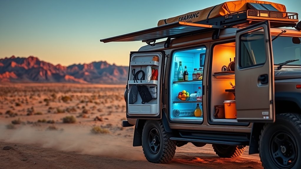 top overland fridge slide outs
