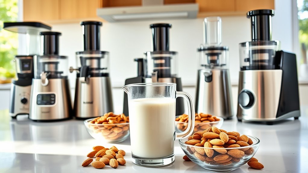 top slow juicers for almond milk