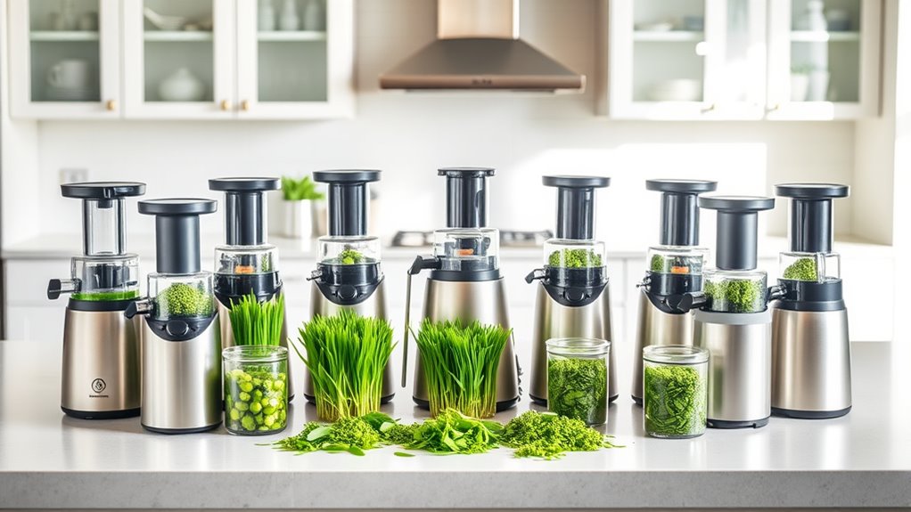 top small wheatgrass juicers