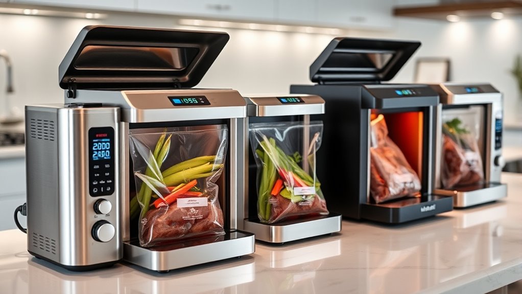top sous vide chamber sealers