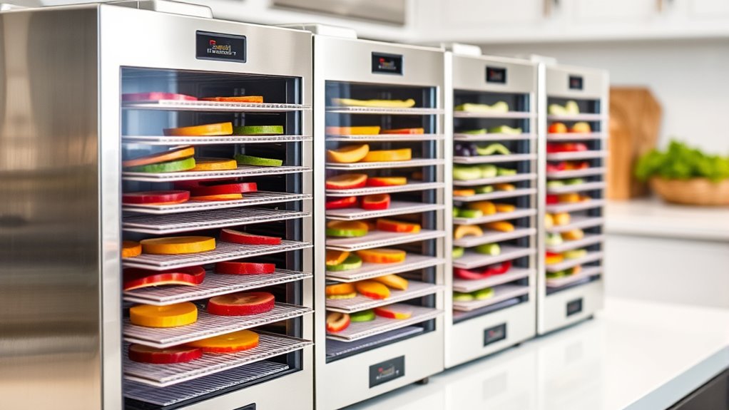 top stainless steel dehydrators