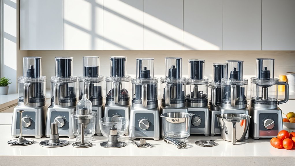 top stainless steel food processors