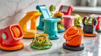 top suction counter spiralizers