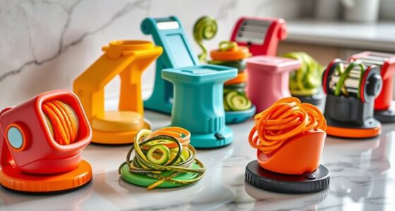 top suction counter spiralizers