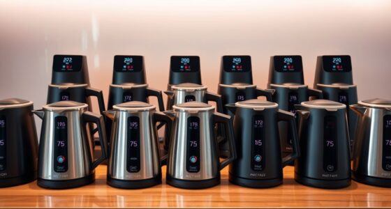 top temperature controlled kettles