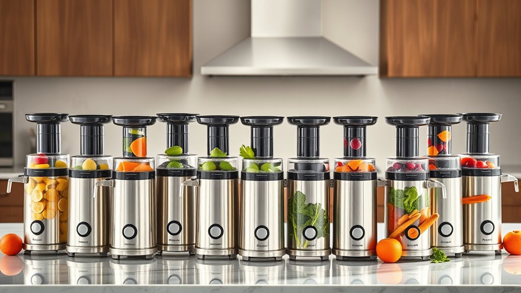 wide mouth slow juicer options
