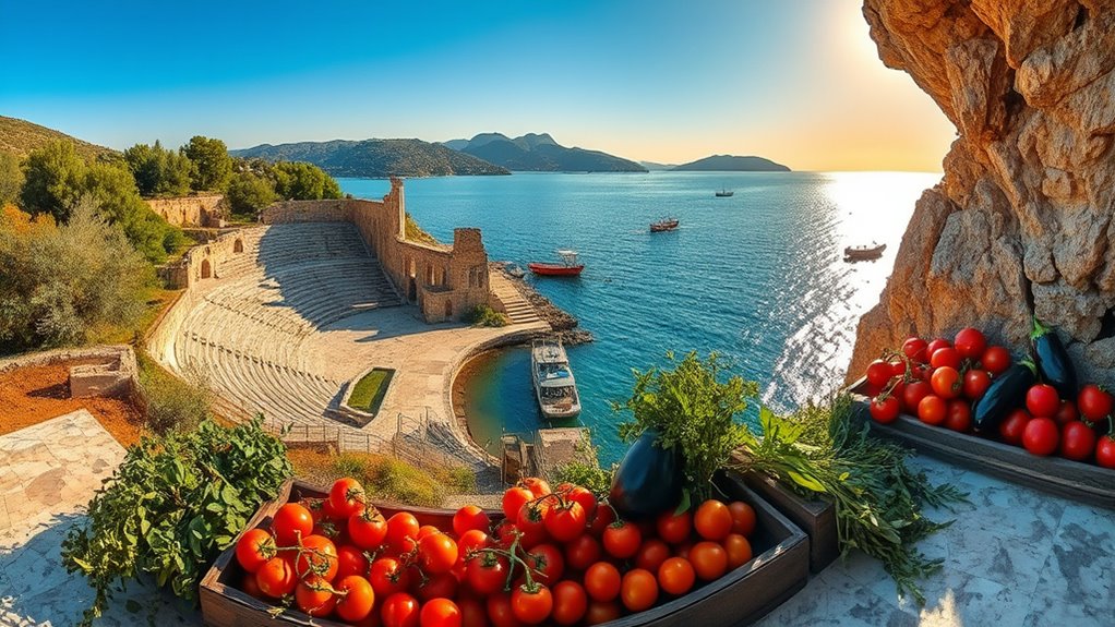 ancient ruins vibrant cuisine