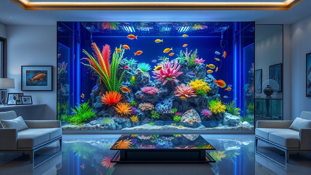 aquarium size and design
