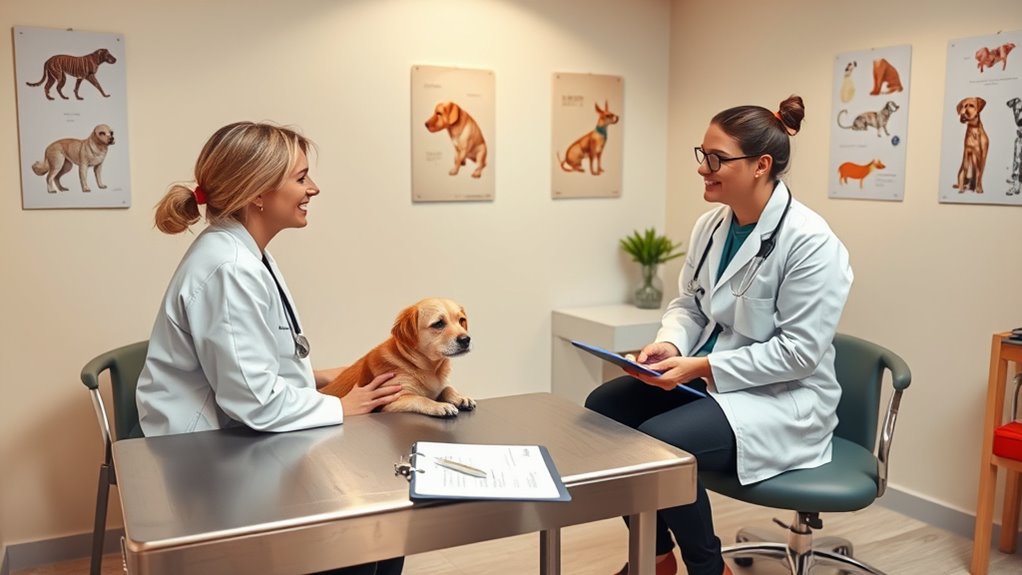 ask precise veterinary questions