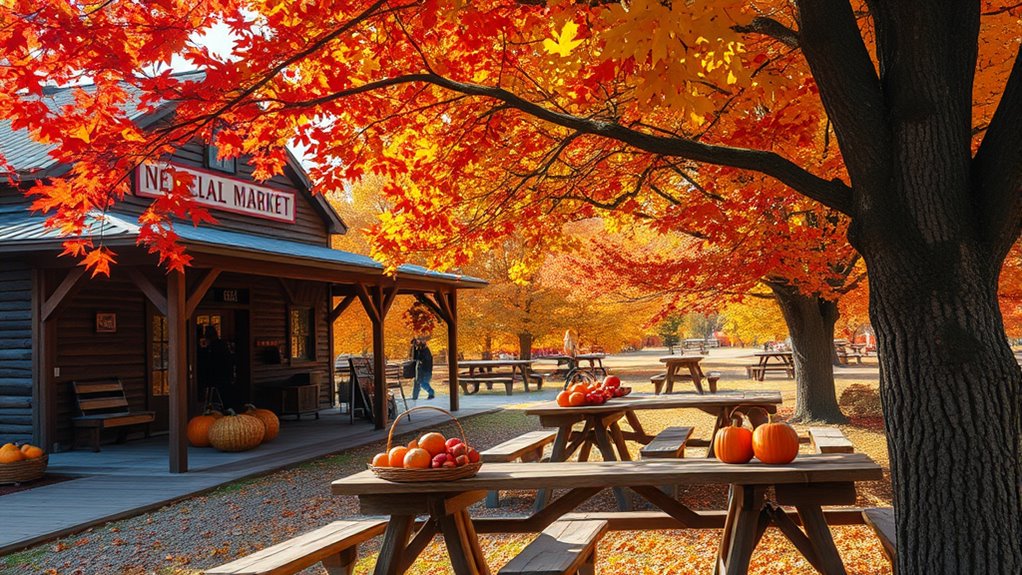 autumn scenic harvest drives