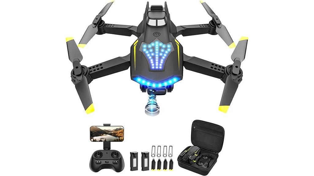 camera equipped dual hd drone