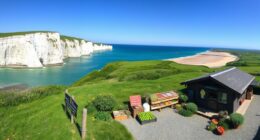 cliffs beaches farm shops