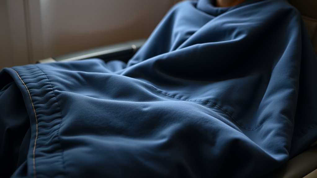 comfortable portable travel blanket