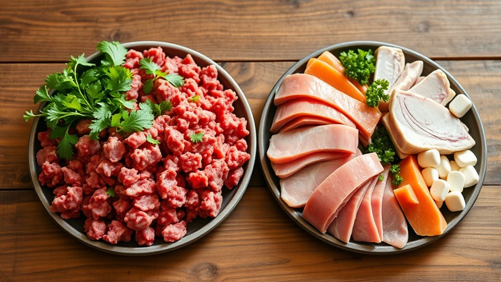 dog raw diet comparison