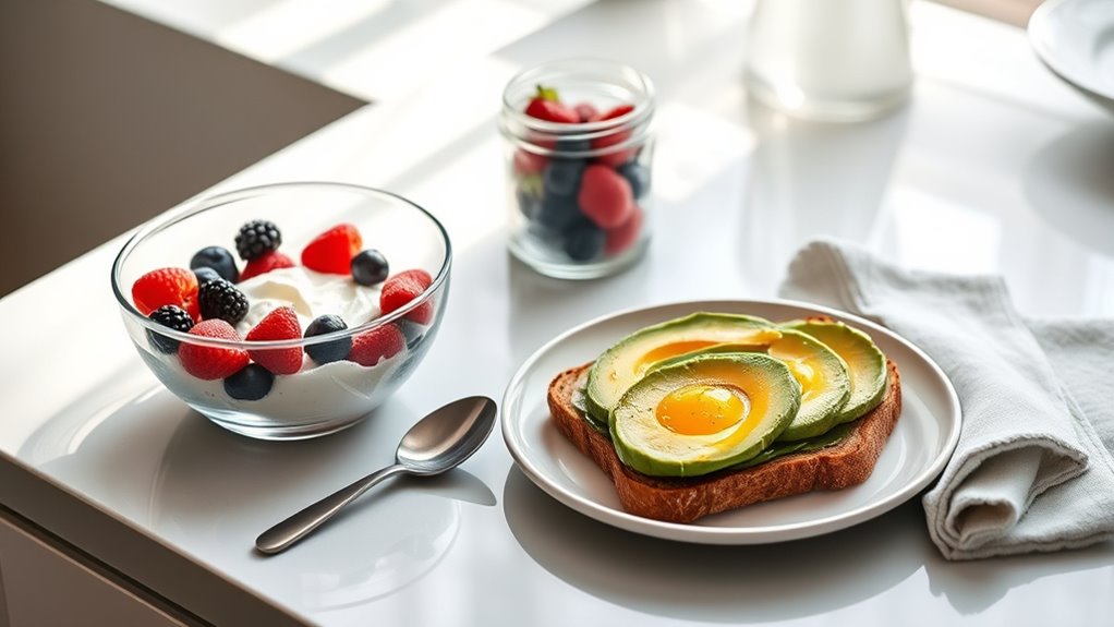 fast simple morning breakfasts