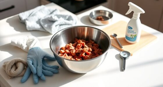 handle raw food safely