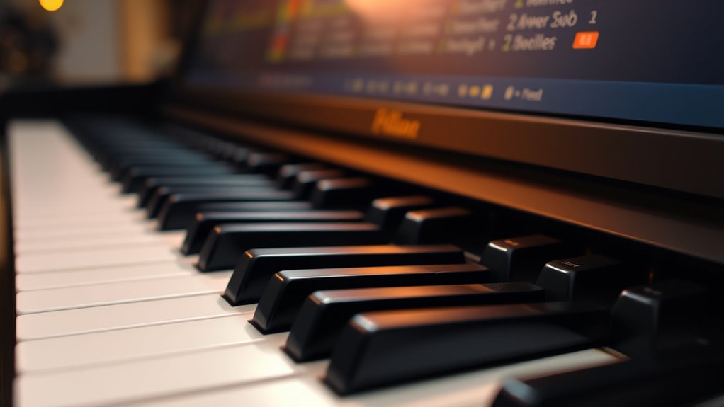 key action sound features