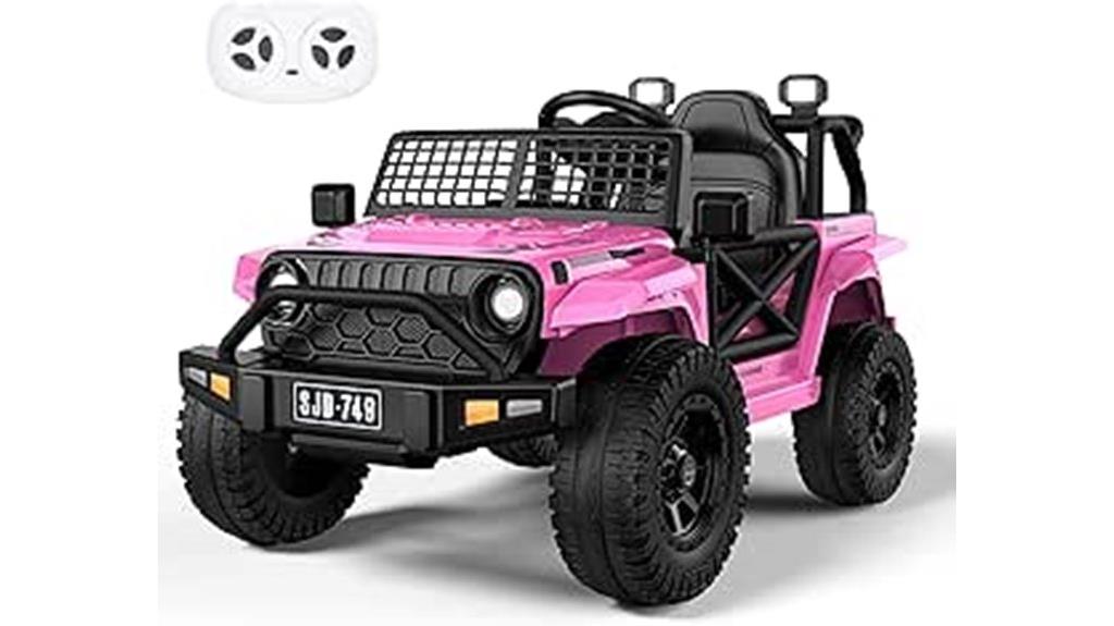 kids 12v ride on truck