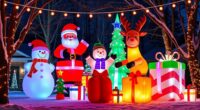 large winter holiday inflatables