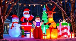 large winter holiday inflatables