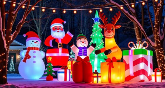 large winter holiday inflatables