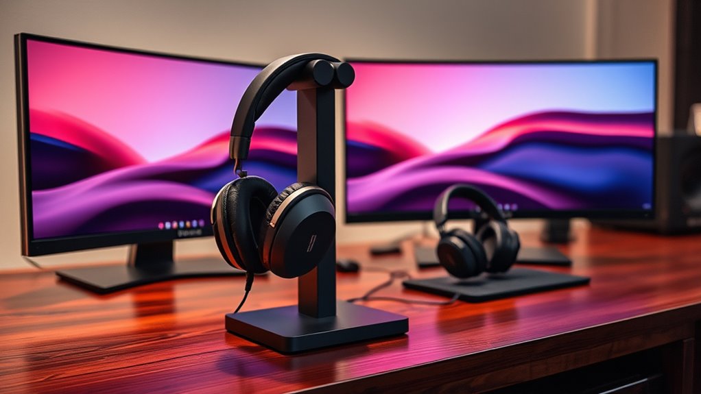 luxury audiophile headphones and monitors