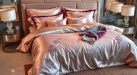 luxury bedding for spa style comfort