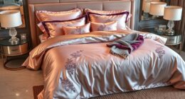luxury bedding for spa style comfort