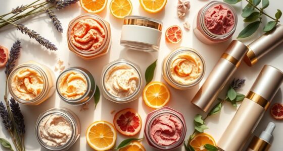 luxury body scrub selections
