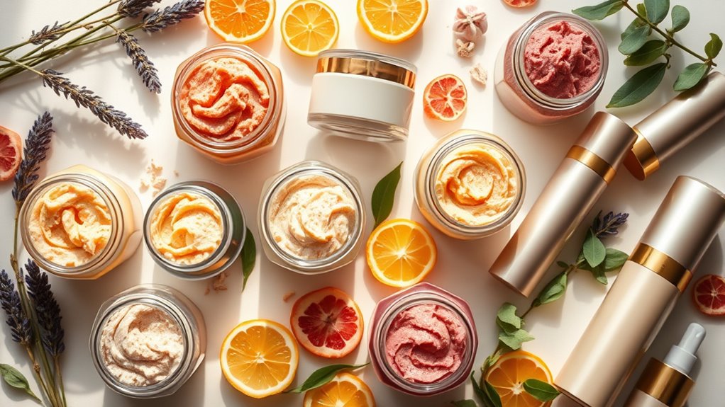 luxury body scrub selections
