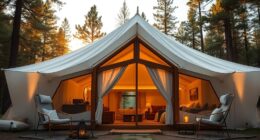 luxury camping tent options