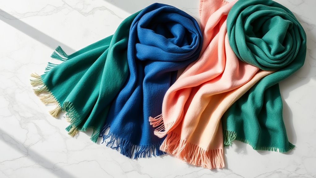 luxury cashmere scarf collections