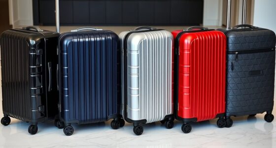 luxury durable luggage sets