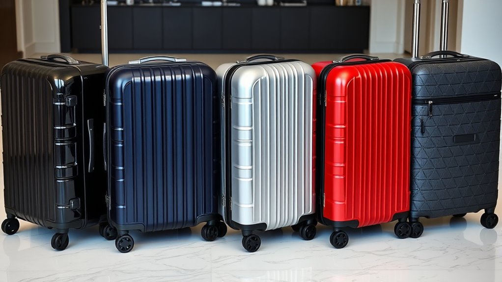 luxury durable luggage sets