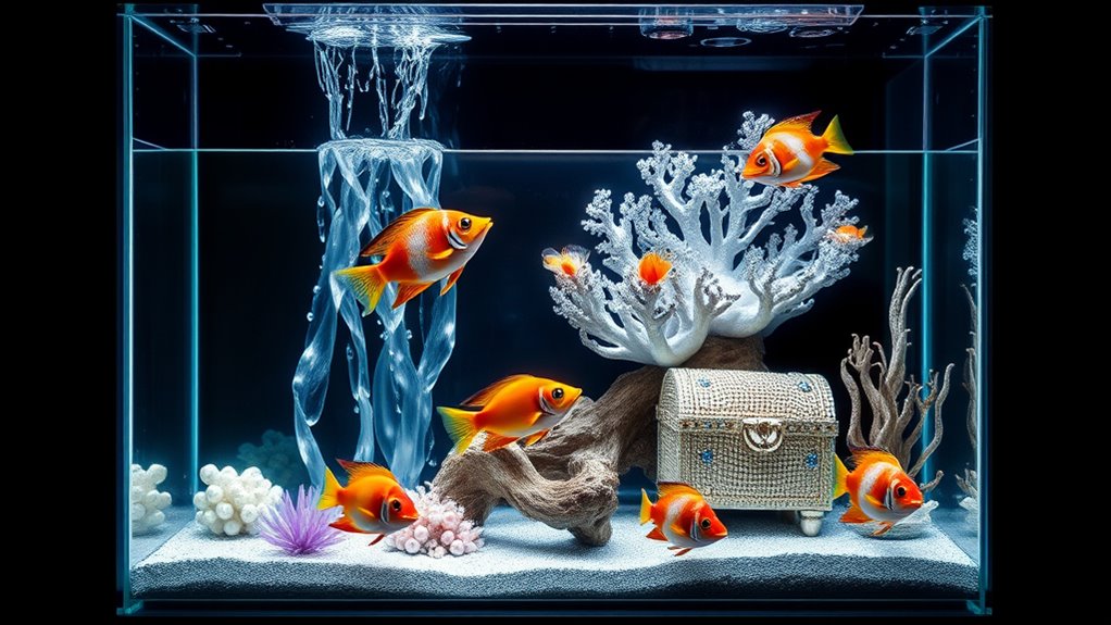 luxury fish tank accessories