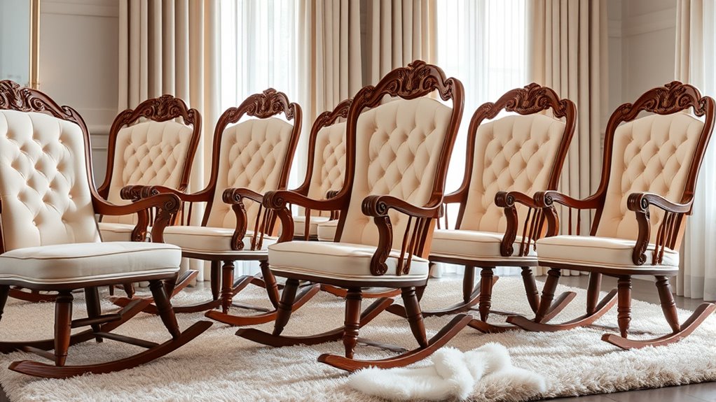 luxury nursery rocking chairs