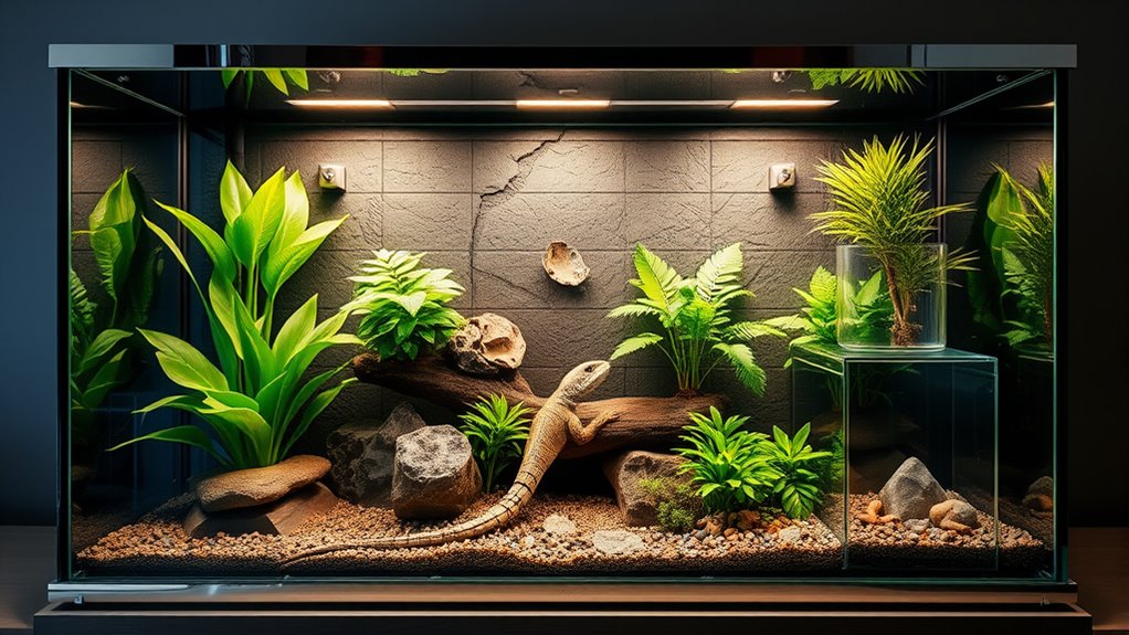 luxury reptile terrarium designs