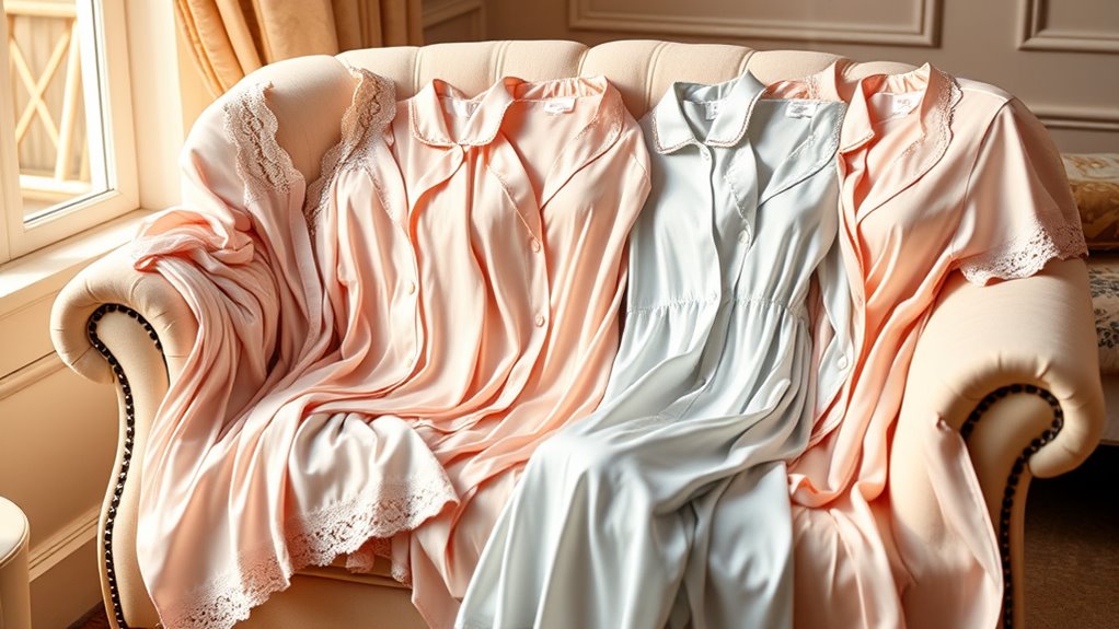 luxury silk pajama sets
