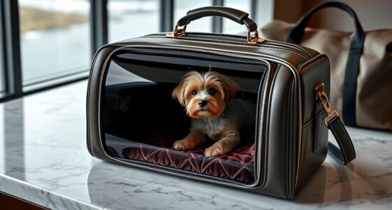 luxury travel dog carriers