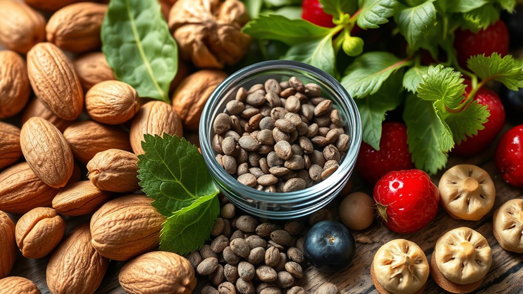 nuts seeds fruits calories