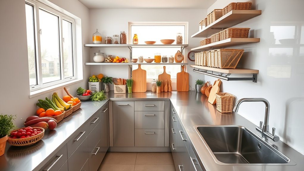 organized safe efficient kitchen