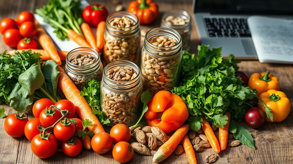 organizing raw food content