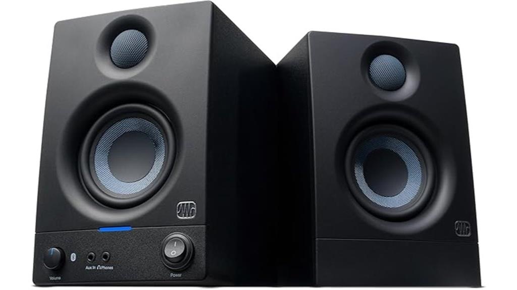 pair of bluetooth studio monitors