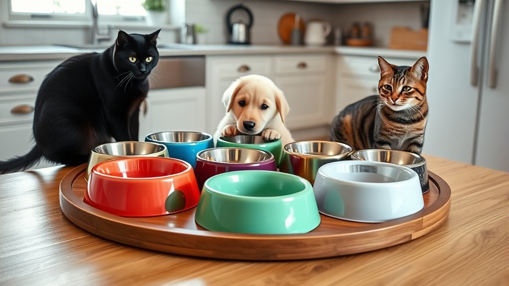 pet safety and feeding routines